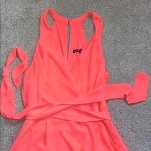Express coral romper!